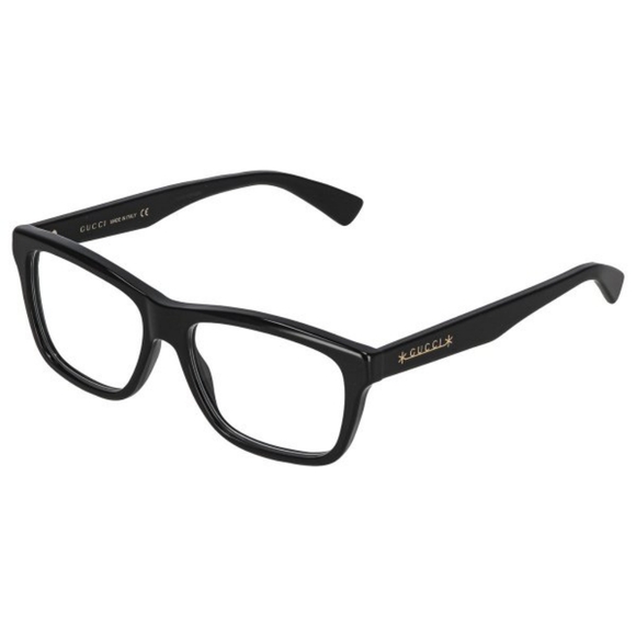 💯 Original GUCCI GG1177O 001 / 004This square Gucci optical shiny black frame. - Picture 3 of 16